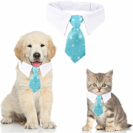 Kissa Koira Solmio Säädettävä Kissa Solmio Lemmikki Solmio Pienille Koirille Pentu Tarvikkeet (S, Tähti Sininen)