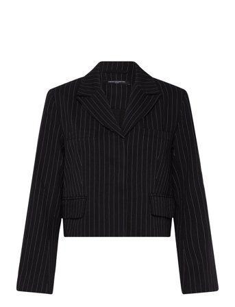 Morgan Tailored Cropped Blazer Black French Connection
