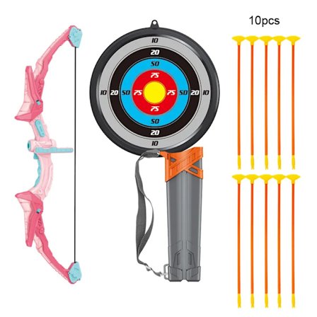 Barn Båge och Pil Light-up bågskytte Skytte leksak