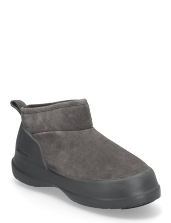 Mb Luna Low Boot Suede Grey Moon Boot