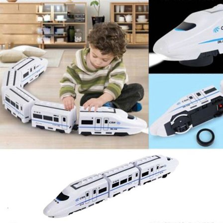 Elektrisk Universell Simulering Høyhastighetsjernbane Harmony Tog Leketøy Rask