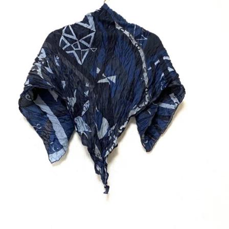 Hermès Vintage Pre-owned Cotton scarves Blå, unisex Vintage Accessories, Størrelse: ONE Size