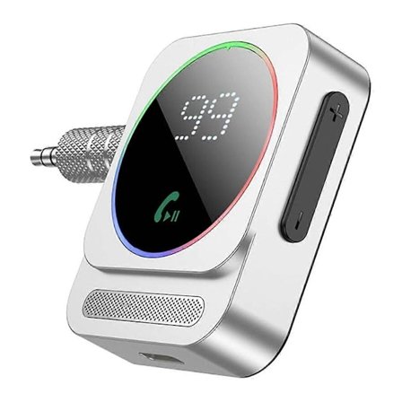 Bluetooth Aux-adapter för bil, bärbar Bluetooth-biladapter, trådlös ljudmottagare för bil/hemstereo