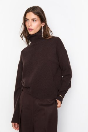 CAMILLA PIHL - Abigail Knit - Dark brown - XS