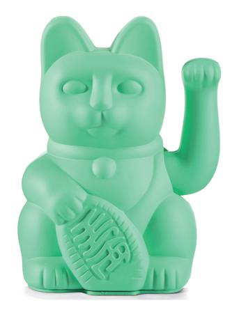 Maneki-Neko - Lucky Cat Home Decoration Grøn Donkey