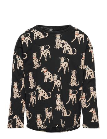 Top Dalmatians Aop T-shirt Sort Lindex