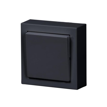 ABB Impressivo Strömbrytare trapp, utanpåliggande Antracit, Strömbrytare & vägguttag