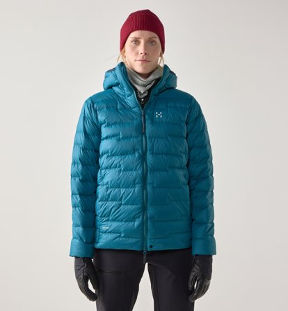 Haglöfs ROC Flash Down Hood Women Deep Teal - M