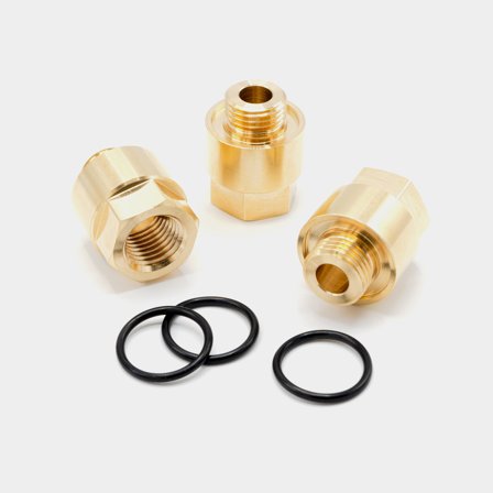 Anschlusssatz für Autopilot Hy-Prodrive, 1/4" NPT (innen) zu 1/4" G (BSP) (außen) - Boot