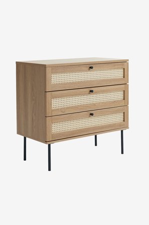 Håum - Lipasto Brooklyn 3 laatikkoa - Ruskea - Lipastot - - Homeroom