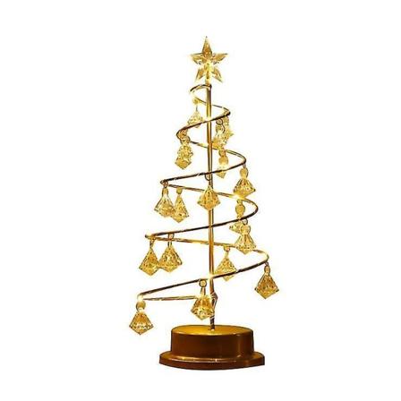 Leddekoration Holiday Night Light Crystal Julgranslampa Sovrumsprydnader Bordslampa