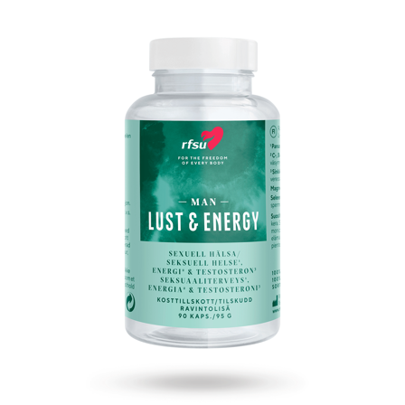RFSU Lust & Energy Man 90st - Vuxen.dk: Bedre sex