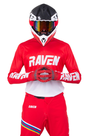 Raven AIR MX Jersey Red/White XL