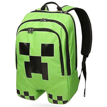 Minecraft Koulukirkka Creeper -reppu Vedenkestävä Poikien Urheilukassi -WELLNGS