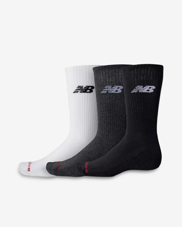 EVERYDAY 3-PACK CREW - WHITE/GREY/BLACK L