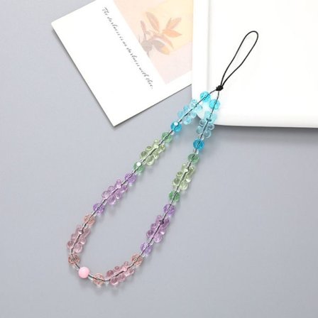 Bear Beaded Telefonhängsmycke Mobilarmband MULTICOLOR