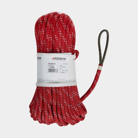 Fallina med naken ögla Robline Globe 5000 MK3, Dyneema SK38-kärna, 24-flätat polyester-hölje, röd, 40 meter x Ø12 mm
