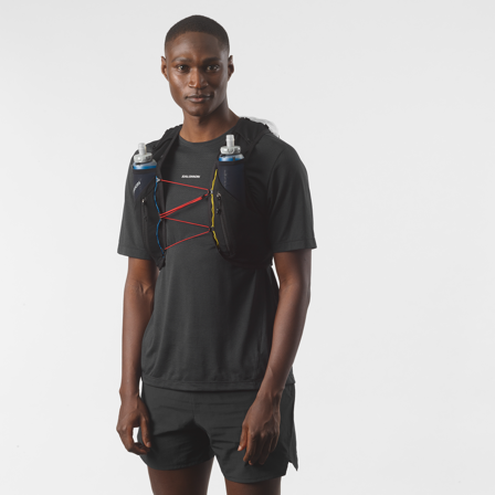 Salomon - Adv Skin 12 Race Flag Set - Black / White