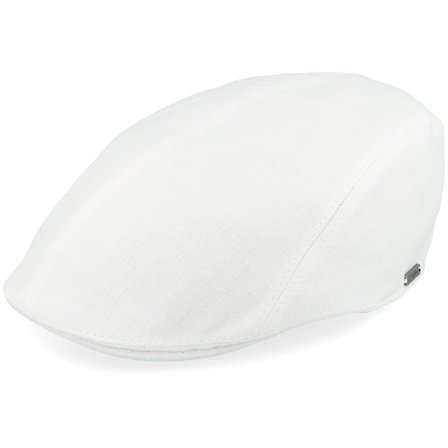 Wigéns - Bianco flatcap Cappellino - Ivy Modern Cap White Flat Cap @ Hatstore