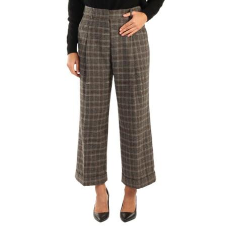 Manila Grace, Wide Trousers Grijs, Dames, Maat:M
