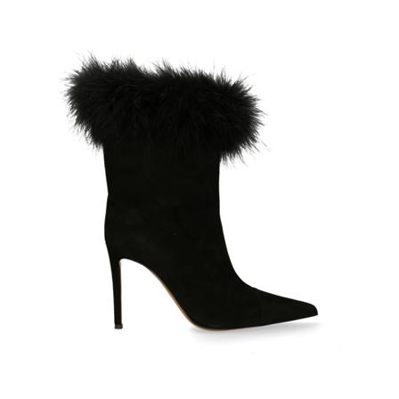 Alexandre Vauthier, Boots Zwart, Dames, Maat:36 1/2 EU,suede