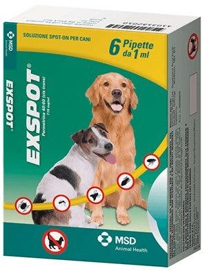 Exspot Spot-On Soluzione 6 Pipette 1ml 715mg/ml Cani