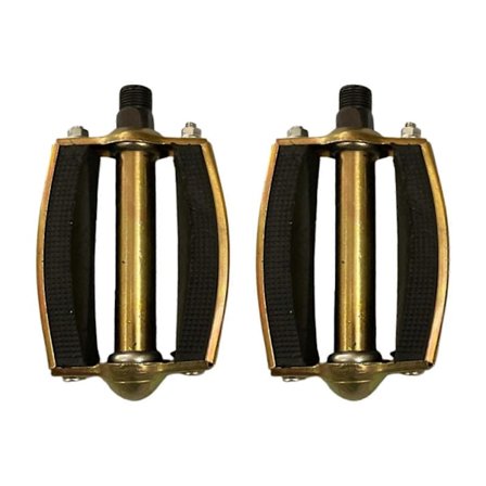 Vintage Cruiser Sykkel Blokpedaler 9/16" Bering Aksel Sykkelpedal