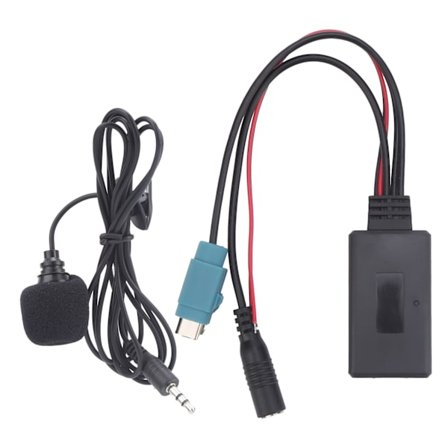 Alpine KCE 236B CDA 9852 E Bil Bluetooth Trådløs AUX Kabel Mikrofon Handsfree Adapter