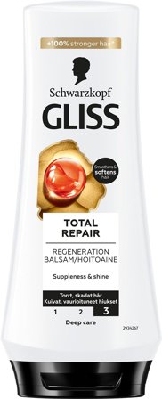 Schwarzkopf Gliss Total Repair Balsam, Hår, Shampoo & Hårpleje, Hårkur