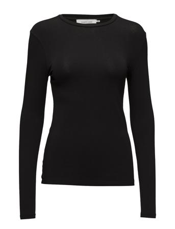 Ester Ls 265 Langærmet T-shirt Sort Samsøe Samsøe