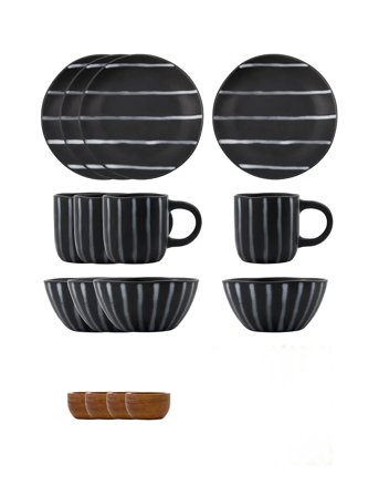 house doctor Brunch Kit, Hdline, Sort;Brun - Black - ONE SIZE