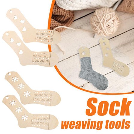 2 stk. trestrikkeblokkere strikkeblokkere heklede sokker lag din egen form Snowflake style_ryy