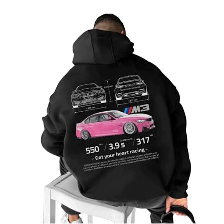 Setcar Porsche911 - print til mænd Modetrøje med hætte til mænd og kvinder Color7