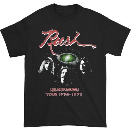 Rush Hemispheres World Tour 1978-79 T-shirt S