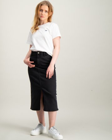 LMTD NLFNECE DNM LONG SKIRT Sort Nederdele Pige - Kids Brand Store