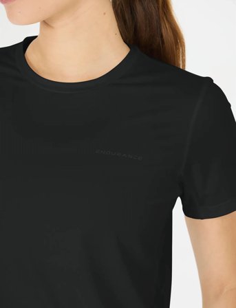 Endurance Nan W S/S Tee - Black - 38