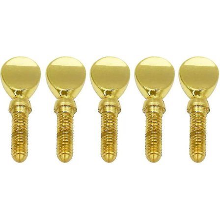 Saxofon Hals Skrue for Stramming Sax Reparasjonsdeler 5 stk Gull
