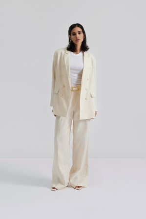 Malina - Mya linen pants - L - Vanilla