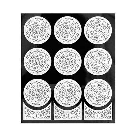 Negledekoration - Skabelon til maling - NF318