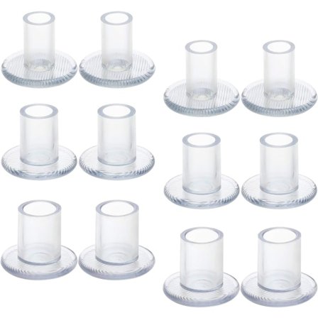 (6 par) Hälskydd för högklackat, 3 storlekar hälskydd för bröllop och utomhusevenemang som skyddar skoklackar