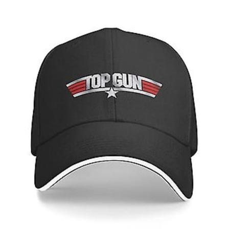 Trendik s Top Gun Baseball-lippis Unisex Aikuinen Amerikkalainen Elokuva S dett v Is hattu Miehille Naisille Hip Hop [JKW] (Musta)