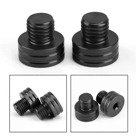 Artudatech M10x125mm Hålpluggar Skruvar för Yamaha MT-07 FZ-07 MT-09 FZ-09 XSR900 BK