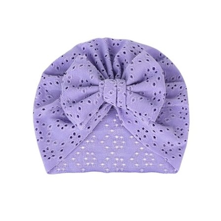 2 Stk Baby Turban Hat Bonnet Hat LILLA LILLA