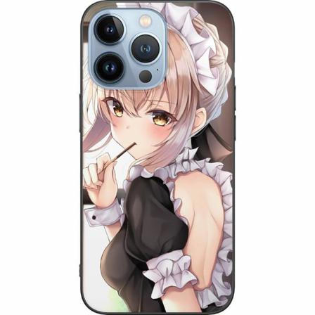 Apple Iphone 14 Pro Svart Skal Anime Girl Cute