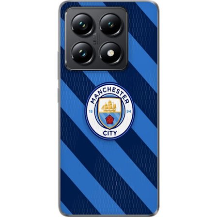 Kompatibelt Mobilskal till Xiaomi Xiaomi 14T Pro Paris Saint-Germain klubbmärke med Eiffeltorn, blå cirkulär logotyp med röd mittlinje och detalje