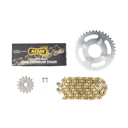 AFAM A420R1-G Chain & Sprocket Kit - Motorhispania RYZ 50 Pro Racing Enduro 2010-2010