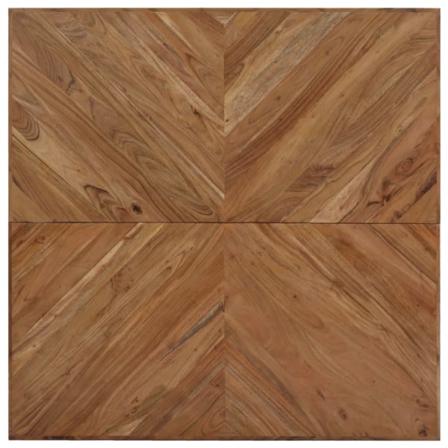Vidaxl Soffbord 110x110x36 Cm Massivt Akaciaträ Brun