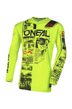 Maglia Cross Bambino O'Neal Element Attack V.23 Giallo Neon-Nero XS