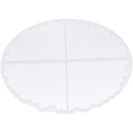 Taivaalliset juoma-alustamuotit, uudelleenkäytettävät epoksimuotit hartsitöihin, joustava silikonimuotti sileällä pinnalla helppoa irrottamista varten