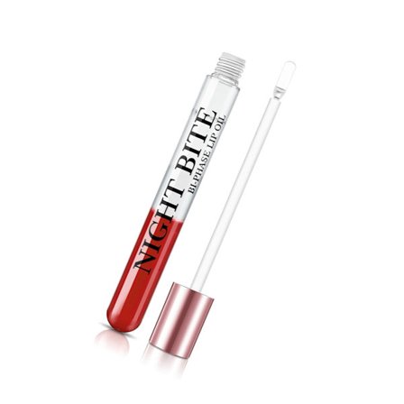 2 i 1 Matt Flytande Läppstift + Läppförstorande Läppolja Högpigmenterat Läppglans